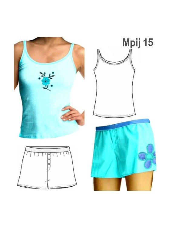 PIJAMA 2 PIEZAS MUJER 0915