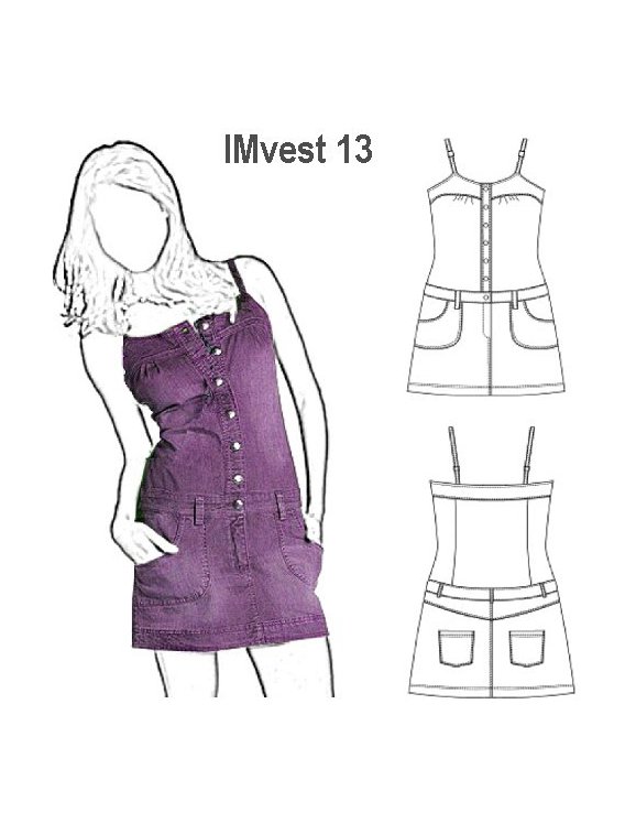 VESTIDO JEANS NIÑA