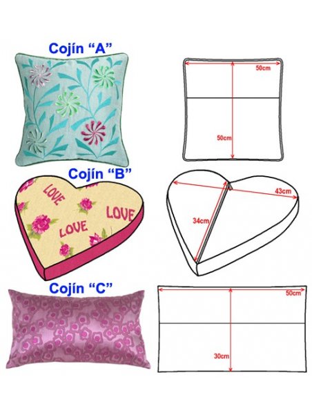SET 3 COJINES ACC 1107