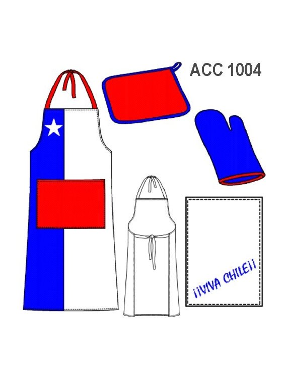 SET PECHERA Y GUANTE COCINA ACC 1004