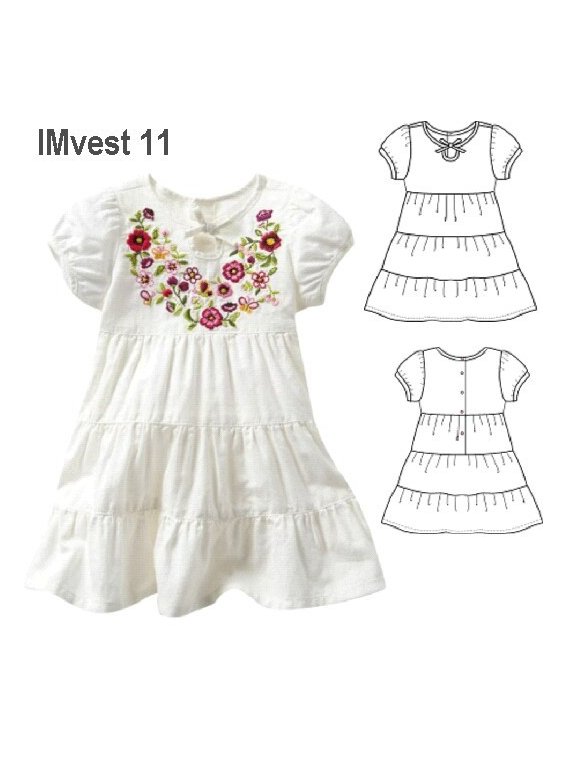 VESTIDO MANGA CORTA NIÑA