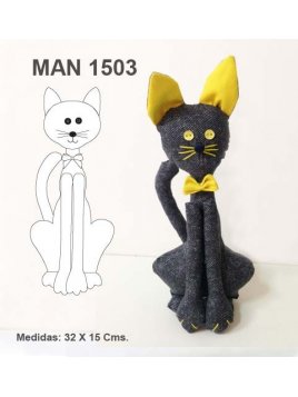 MUÑECO GATO MAN 1503