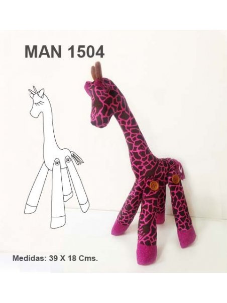 MUÑECO JIRAFA MAN 1504