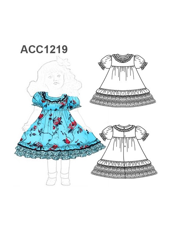VESTIDO MUÑECA ACC 1219