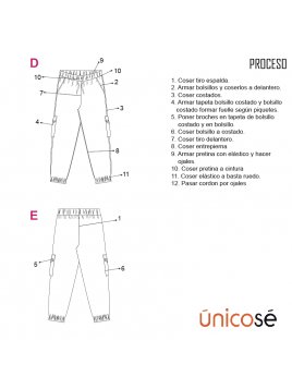 PANTALON CARGO NIÑA 1901