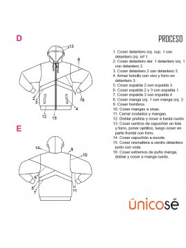 POLERON CHAQUETA UNISEX ESCOLAR 1902