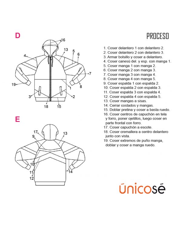 POLERON CHAQUETA UNISEX ESCOLAR 1903