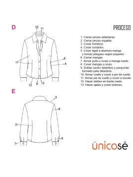 BLUSA CLASICA MUJER, PINZAS DELANTERO Y