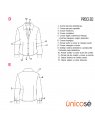 BLUSA CLASICA MUJER, PINZAS DELANTERO Y