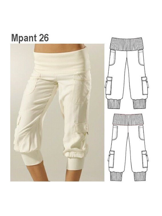 PANTALON BOMBACHO MUJER, BOLSILLOS DE PA