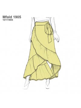 FALDA LARGA MUJER 1905