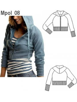 POLERON CORTO MUJER 0908