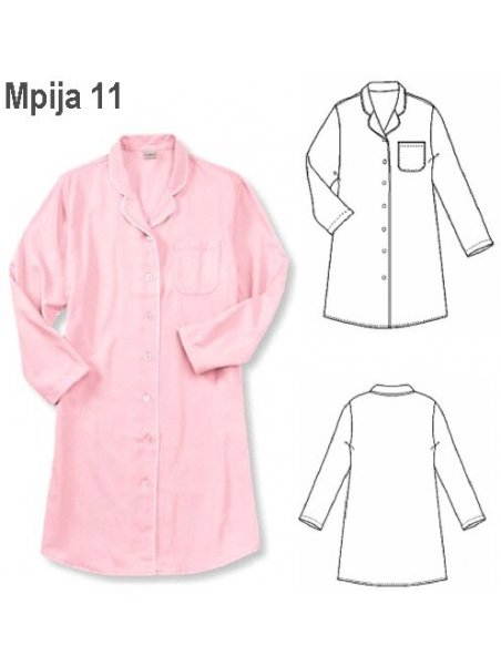 PIJAMA CAMISA MUJER 0911