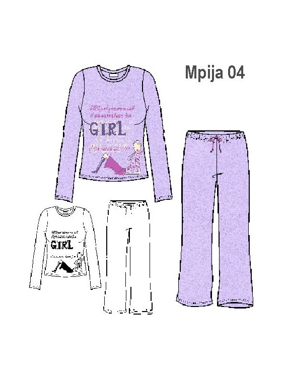 PIJAMA 2 PIEZAS MUJER 0904