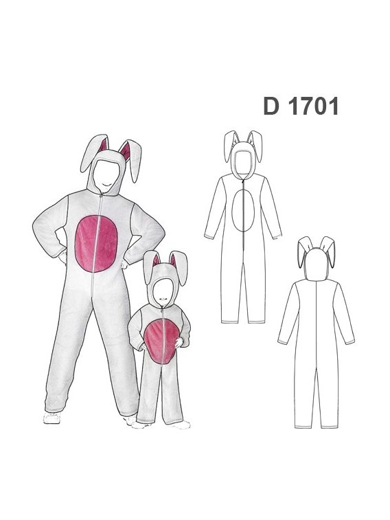 DISFRAZ CONEJO 1701