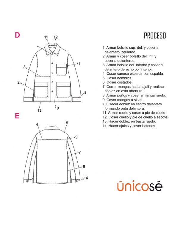 CHAQUETA CARGO HOMBRE RT 1946