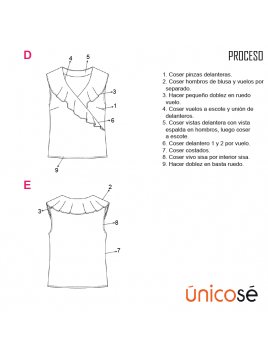 BLUSA VUELOS MUJER 1904