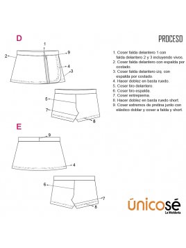 FALDA SHORT ESCOLAR 1905