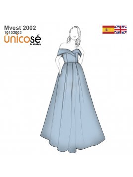 VESTIDO FIESTA MUJER 2002