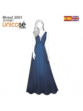 VESTIDO FIESTA MUJER 2001