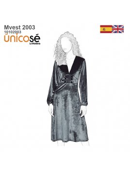 VESTIDO EVASE MUJER 2003