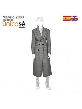 ABRIGO LARGO CLASICO MUJER 2003