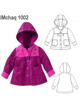 CHAQUETA CAPERUZA NIÑA 1002