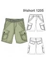 SHORT BOLSILLOS PESPUNTEADOS