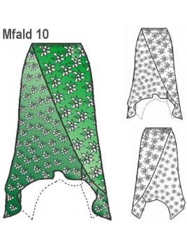 FALDA ELASTICADA MUJER, FORRO ELASTICADO