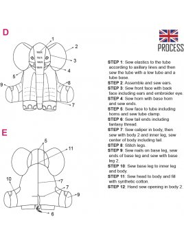 ELEFANTE DE TRAPO MAN 2001