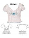 BLUSA CINTURA ELASTICADA NIÑA, ELASTICAD