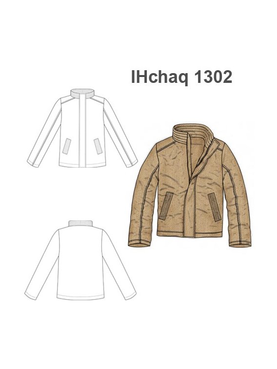 CHAQUETA PESPUNTES