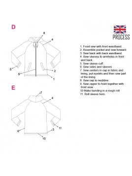 CHAQUETA URBANA RAGLAN MUJER 2005