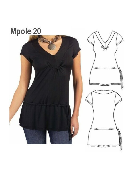 POLERA LARGA MUJER