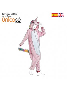 PIJAMA ENTERITO UNICORNIO MUJER 2002