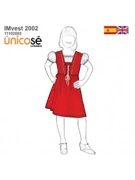 VESTIDO SUIZO NIÑA 2002