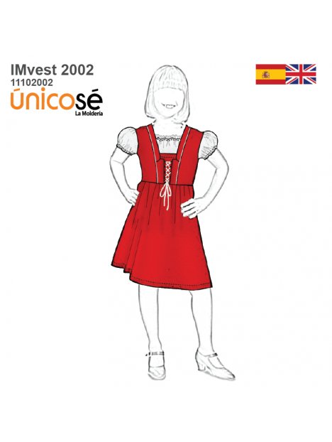 VESTIDO SUIZO NIÑA 2002