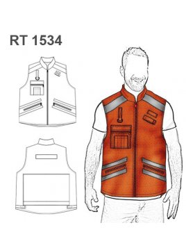 CHALECO TRABAJO RT 1534