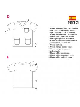 CAMISA MEDICO UNISEX  RT 2009