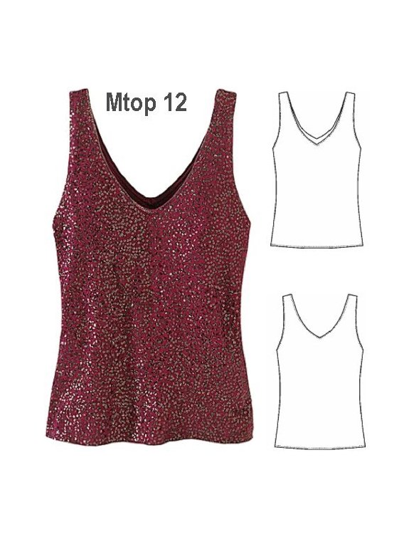 TOP BASICO FIESTA MUJER.