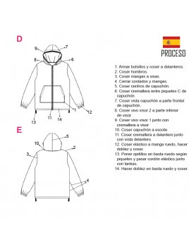 CHAQUETA CON VISOR HOMBRE 2006