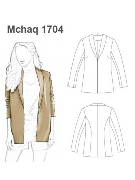 CHAQUETA BLAZER CUELLO SMOKING