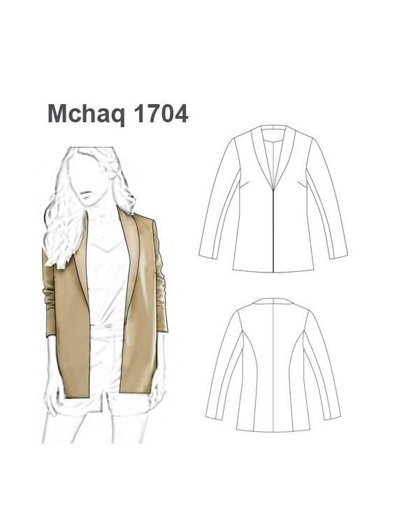 CHAQUETA BLAZER CUELLO SMOKING
