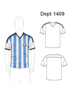 DEPORTE CAMISETA FUTBOL 1409