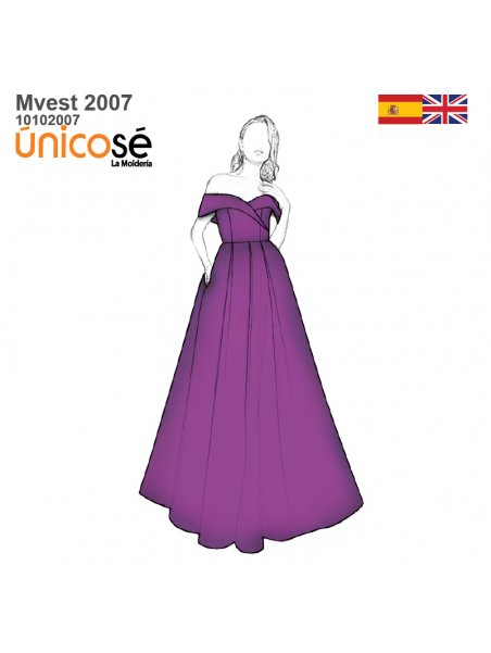 VESTIDO LARGO MUJER 2007