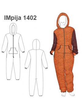 PIJAMA ENTERITO NIÑA 1402