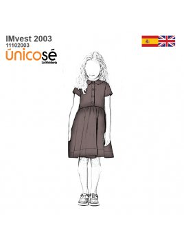 VESTIDO CUELLO BEBE NIÑA 2003