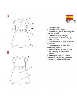 VESTIDO CUELLO BEBE NIÑA 2003