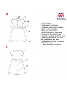 VESTIDO CUELLO BEBE NIÑA 2003