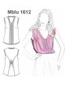BLUSA SIN MANGAS ESCOTE V MUJER